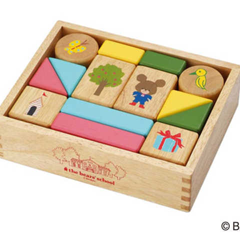 積み木　「だいすきおとつみき」 くまのがっこう 