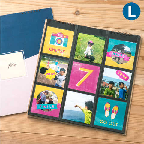 ましかくプリントアルバム ALBUM PHOTOGENIC〈L〉navy