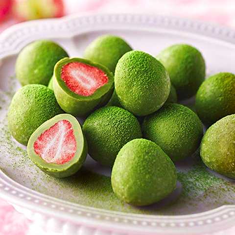 宇治抹茶 トリュフ チョコレート ストロベリーチョコ お茶苺さん 限定 いちご箱