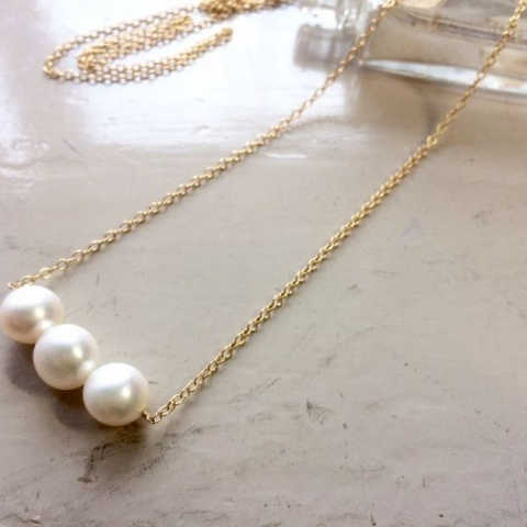 【Medi Pearl】ミディ ネックレス [1643N-01]