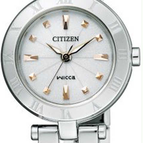[シチズン]CITIZEN 腕時計 wicca ウィッカ Wicca ウィッカ Eco-Drive エコ・ドライブ ハーフバングル シンプルアジャスト NA15-1572 レディース