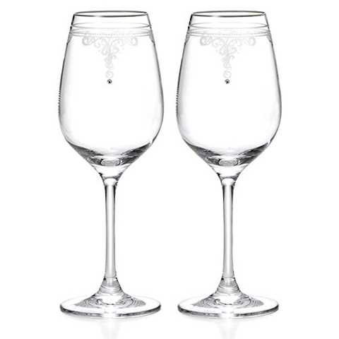 NARUMI(ナルミ) ジルスチュアート(JILL STUART) ワイングラスペア 340cc GW4132-63393A 日本製