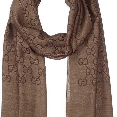 [GUCCI(グッチ)]マフラー 165904 3G646 4269 GGパターンマフラー 70%ウール30%シルク