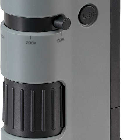 レイメイ藤井 顕微鏡 ハンディ顕微鏡DX グレー RXT300N