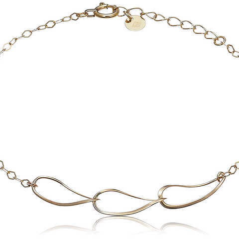 K10YG オーバル チェーン ブレスレット