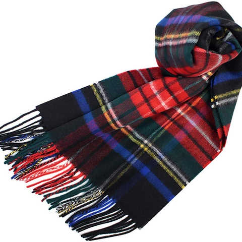 [ジョンストンズ]JOHNSTONS カシミア中判ストール チェック WA000057//JOHN-WA000057 [並行輸入品]