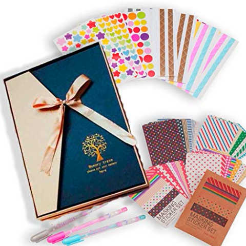 手作り アルバム セット 記念日 誕生日 フォト メッセージ ノート 台紙 箱リボン メモリー Fun Market