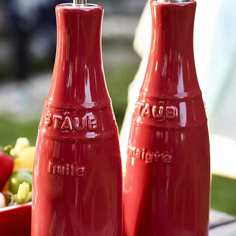 staub ストウブ 「 オイル & ビネガー チェリー 」 オイルボトル 【日本正規販売品】 Holders 40511-788