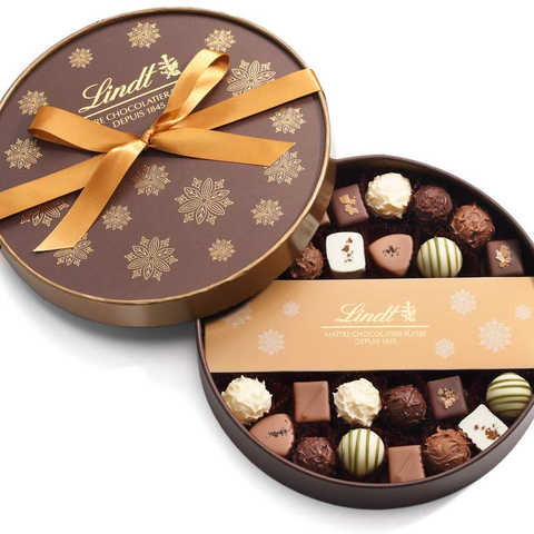 リンツ (Lindt) チョコレート メートルショコラティエ セレクショントリュフ 8種24個入りショッピングバッグXL付