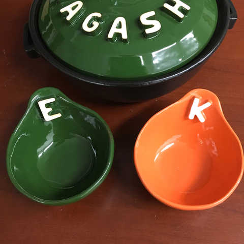 とんすい コロコロ立体のアルファベット（小鉢）（BOWL）