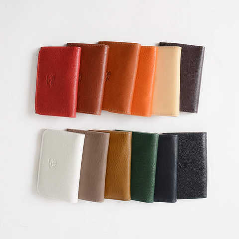 [イルビゾンテ] IL BISONTE 2つ折り レザー カードケース 名刺入れ レディース/メンズ 2019秋冬 ケース 411620 ユニセックス 国内正規販売店