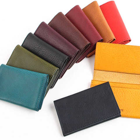 [Boosters] ブースターズ ミネルバボックス 笹マチマチ名刺入れ 革 メンズ 本革 薄い