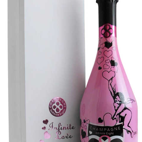 インフィニット・エイト ラブ・エディション・エクストラ・ドライ・ロゼ・プルミエ・クリュ NV 750ml(ギフトボックス・リストバンド・シール付き)