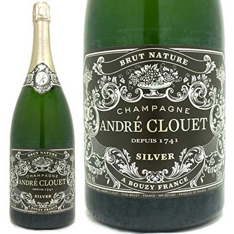 マグナム NV シルバー ブリュット アンドレ クルエ 正規品 シャンパン 辛口 白 1500ml Andre Clouet Silver Brut Nature Magnum