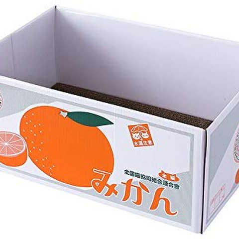 Terapets猫 爪とぎ 猫 バリバリ ベッド スクラッチャー寝床 ダンボール 爪研ぎ付き 猫箱 ねこばこ 猫 爪とぎ ダンボール ハウス にゃんボール 引越し箱 ペット用品