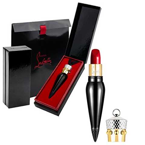 Christian Louboutin クリスチャン ルブタン 国内正規品 ペンダント式リップ シルキーサテン 001 ルージュ ルブタン ショップバッグ付