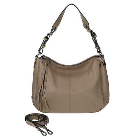 BARCOS 牛革 2wayタッセル付きショルダーバッグ