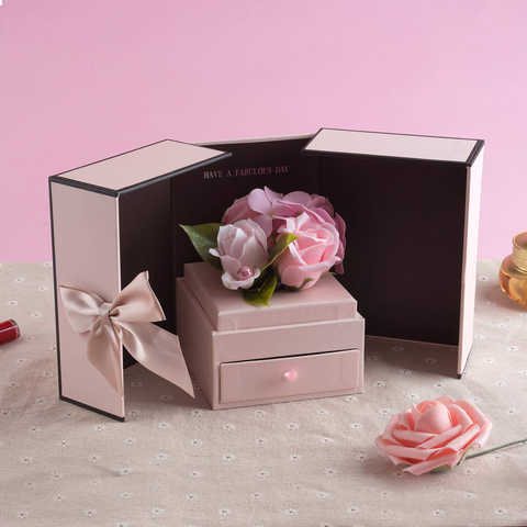 UINI BEST ソープフラワー フラワーソープ 石鹸の花 枯れないお花 母の日 花束 誕生日 (ピンク)