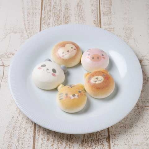 わたろん 動物柄 5個セット