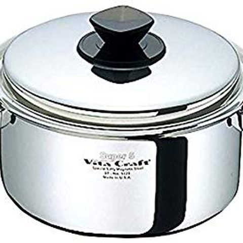 ビタクラフト 両手鍋 IH対応 蓋付 10年保証 アメリカ製 スーパーファイブ 3.0L 5123