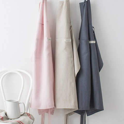 バーミキュラ オーガニックリネン100% エプロン Natural(亜麻色) アマイロ