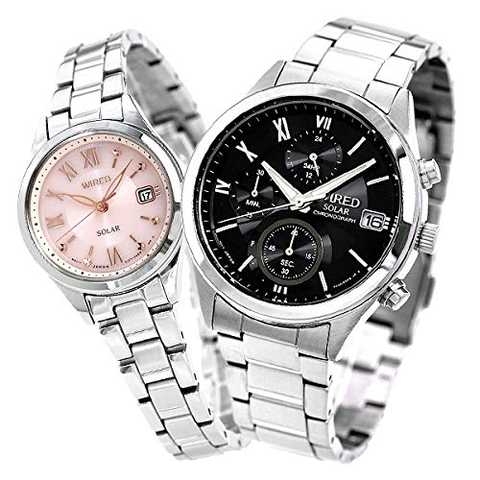 [セイコー]SEIKO 腕時計 ワイアード エフ WIRED カレンダー ペアボックス付き ラッピング付き AGAD098 AGED105 ペアウォッチ メンズ レディース