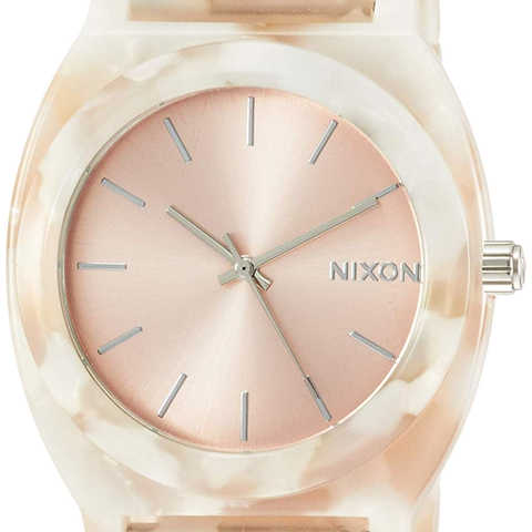 [ニクソン]NIXON 腕時計 TIME TELLER ACETATE: ROSE GOLD/SEASHELL JP NA3272944-00 【正規輸入品】