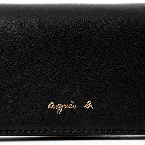 agnes b. アニエスベー キーケース ロゴプレート ネイビー アニエスベー agnes b. キーケース （ネイビー） -waja bazar