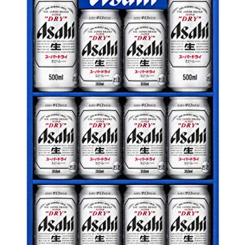 【お歳暮に/贈り物に】アサヒスーパードライ缶ビールギフトセット(AS-3N) [ 350ml×10本、500ml×2本 ] [ギフトBox入り]