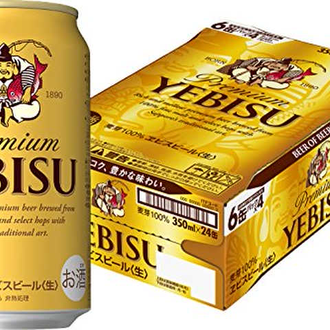 サッポロ ヱビスビール [ 350ml×24本 ]
