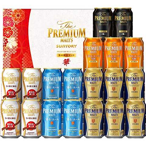 ザ・プレミアム・モルツ 「華」 冬の限定5種 ビール ギフト セット YB50P [ 350ml×19本 ] [ギフトBox入り]