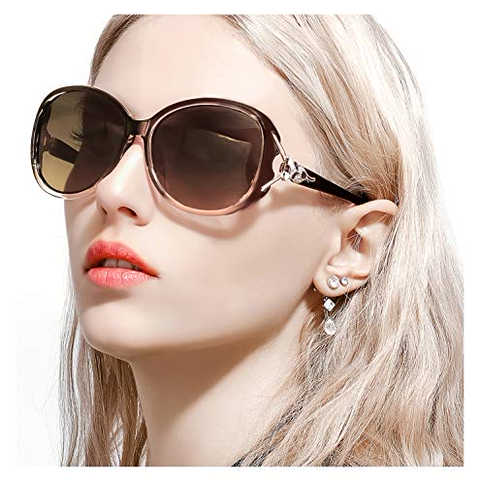 FIMILU サングラス 偏光 レディース 紫外線 uvカットクラシック ファッション サングラス 運転用/旅行/釣り/登山 アイウェア