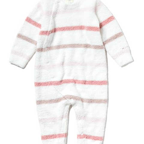 【BABY】'ベビモコ'マルチボーダー baby ロンパース