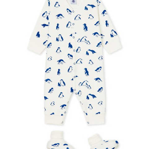 パイル足なしロンパース＋ブーティ