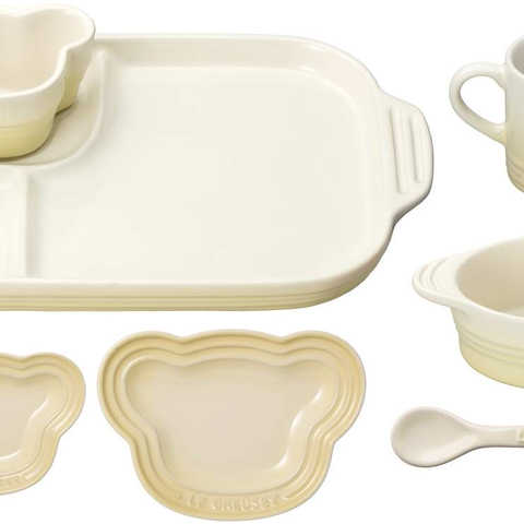 ルクルーゼ ベビー テーブルウェア セット 子供用 食器セット 耐熱 デューン 910427-00-68