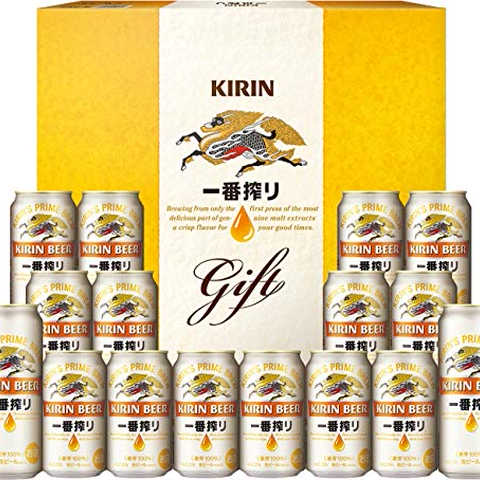 【ビールギフト】キリン一番搾り生ビールセット K-IS4 [ 350ml×14本、500ml×2本 ] [ギフトBox入り]