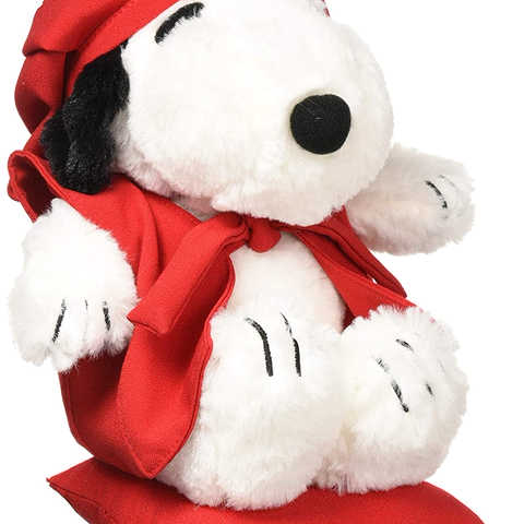 【ぬいぐるみ付き！】★還暦祝いに！赤いちゃんちゃんこ＆帽子・スヌーピーセット（小）*kanreki-dollset-snoopy-hp