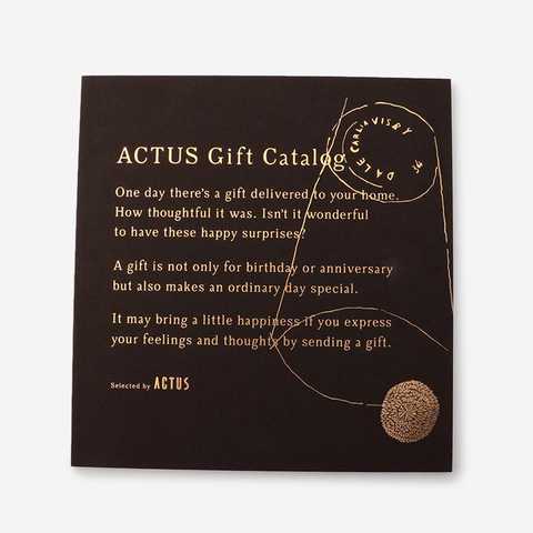 【熨斗】ACTUSギフトカタログ D_B／ダークブラウン