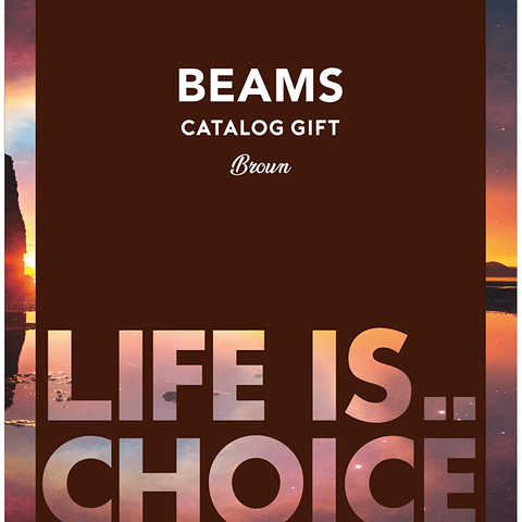 BEAMS CATALOG GIFT ビームスカタログギフト Brown ブラウン 10,000円コース 包装紙：レガロ