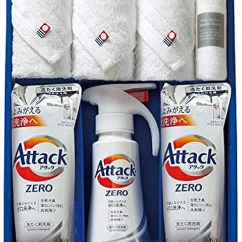 アタックZERO ワンハンドタイプ ＆ 今治製甘撚りタオルセット ZER-50