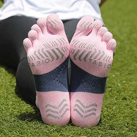 [Tabio]タビオ レーシングラン五本指ソックス 日本製 ランニング マラソン スポーツ 靴下 滑り止め