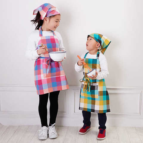 habituel キッズエプロン 
