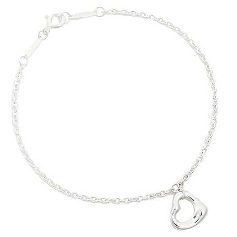 オープンハートブレスレット