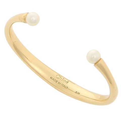 パール付きメタルバングル