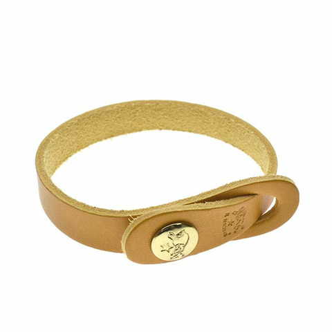 イエローレザーブレスレット