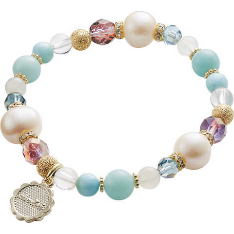 対人関係運UP 淡色ブレスレット