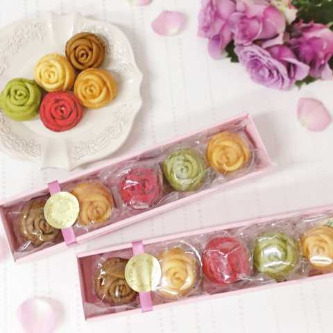 バラのマドレーヌ