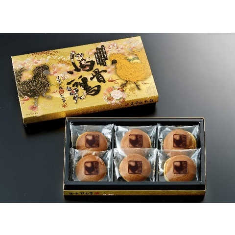 烏骨鶏姫どら焼き 6個入り