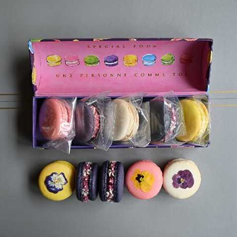 le petit champ de fleurs (ル プティション ド フルール)マカロン4種 5個入り
