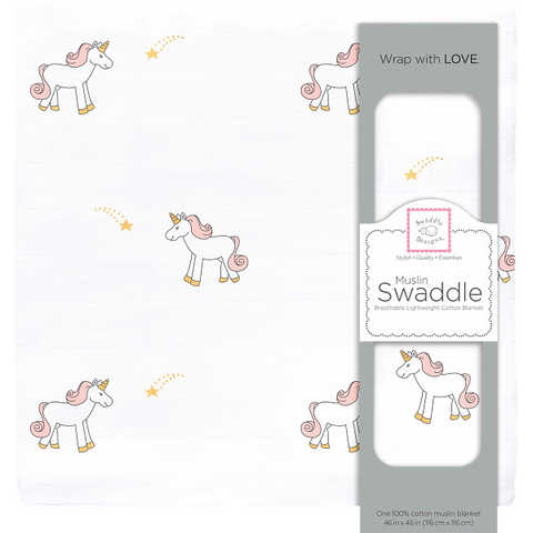Swaddle Designs ユニコーンピンク